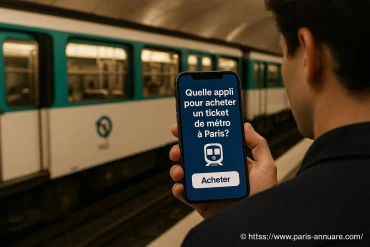 Quelle appli pour acheter un ticket de métro à Paris ?