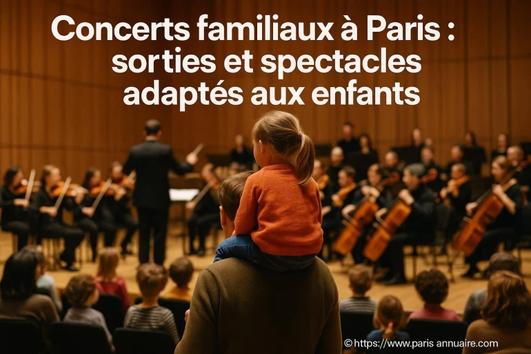 Concerts familiaux à Paris : quelles sorties et spectacles pour les enfants ?