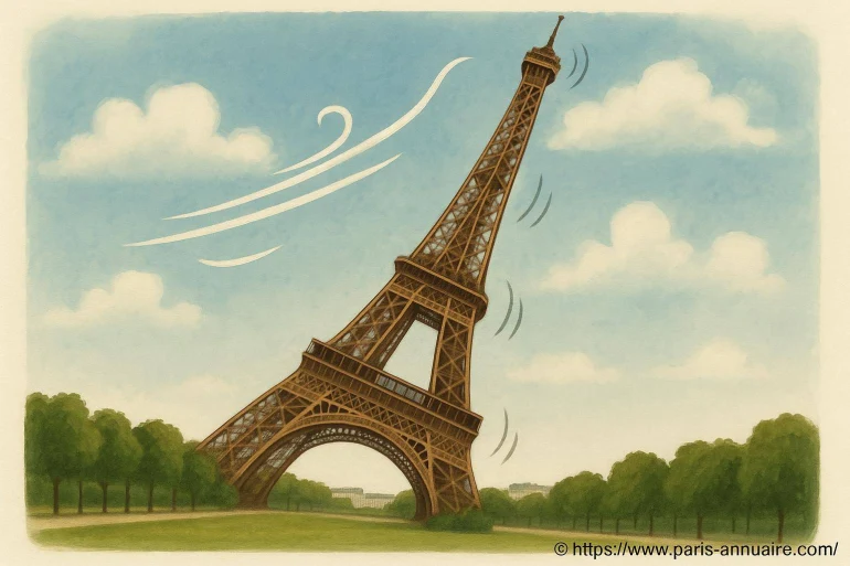 La Tour Eiffel bouge-t-elle vraiment avec le vent ?