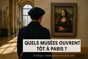 Quels musées ouvrent tôt à Paris ?