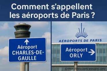 Comment s'appellent les aéroports de Paris ?