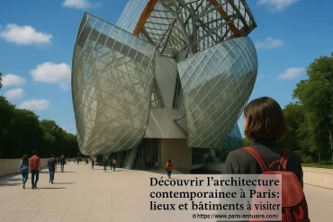Découvrir l’architecture contemporaine à Paris : quels lieux visiter ?