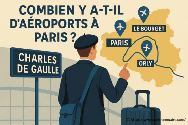 Combien y a-t-il d'aéroports à Paris ?