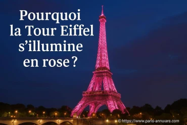 Pourquoi la Tour Eiffel s’illumine en rose ?