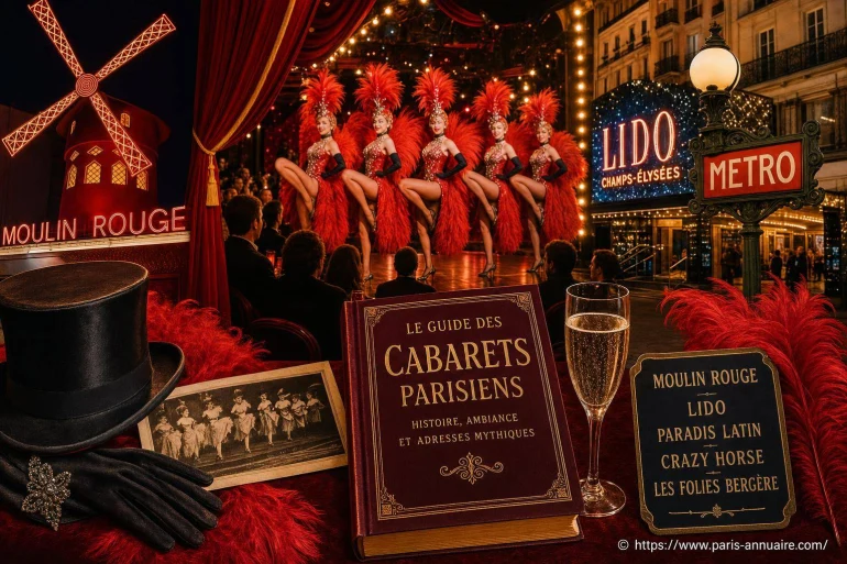 Le guide des cabarets parisiens : histoire, ambiance et adresses mythiques