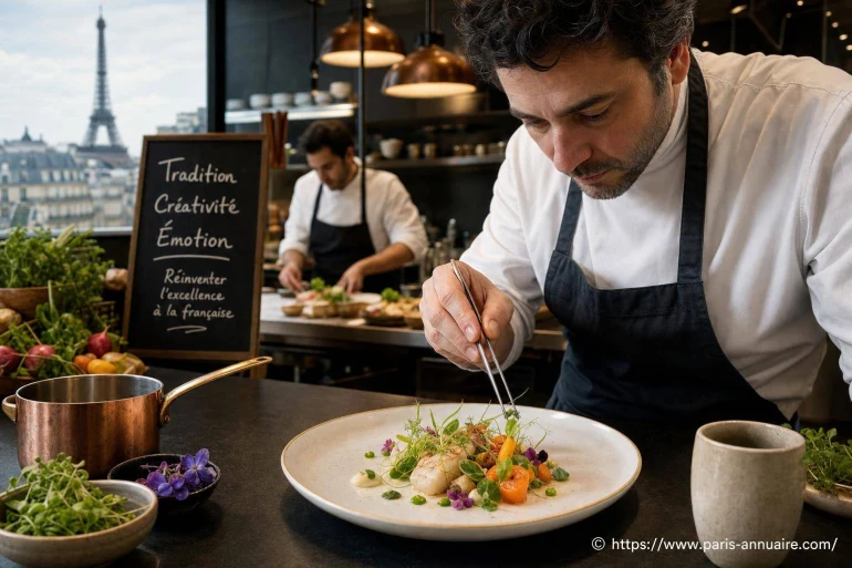 Les chefs parisiens qui réinventent la gastronomie française
