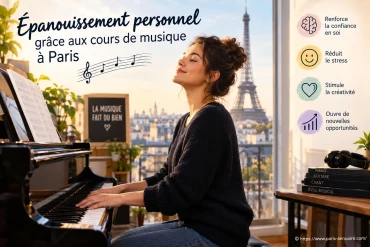 Épanouissement personnel grâce aux cours de musique à Paris