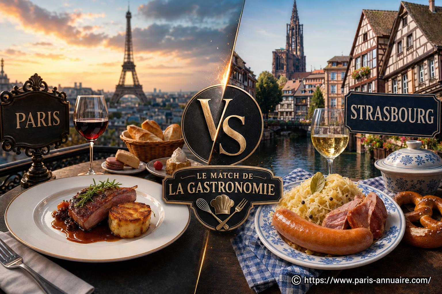 Paris vs Strasbourg : quel est le champion de la gastronomie ?
