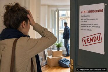 Locataire partie à nantes pendant le covid découvre la vente de son appartement parisien